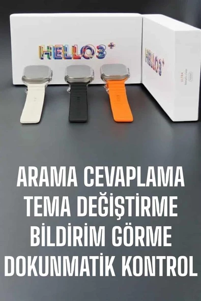 Akıllı Saat Yeni Nesil Sesli Asistan Uyku ve Sağlık Takibi Adımsayar ürün görseli 1