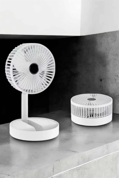 Soğutucu Vantilatör Telefon Standlı Mini Fan - Resim 2