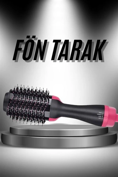 Saç Şekillendirici Ve Saç Düzleştirici Fön Tarağı Tarak Fırça 1200w Saç Kurutma - Resim 2