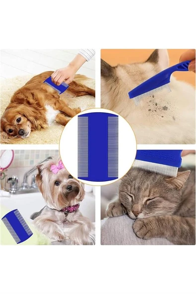 Evcil Hayvan Tarak Seti 4'lü Bit Tarağı Ked Köpek Tüyüne Uygun - Resim 5