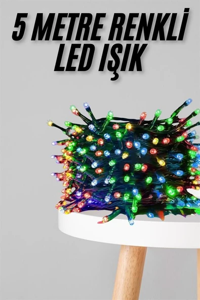 Renkli Her Ortama Uygun 5 Metre Led Işık Renkli Aydınlatma RGB - Resim 2