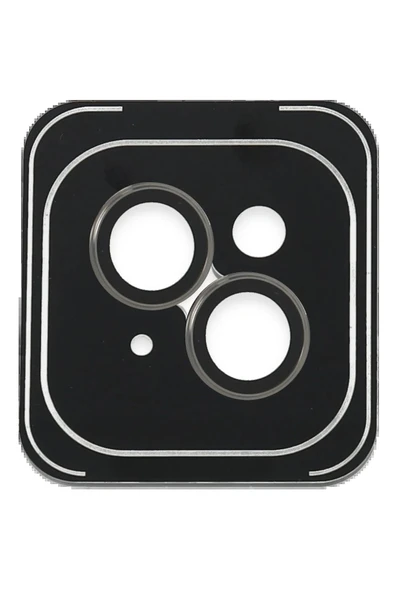 iPhone 15 PVD Metal Kamera Lens - Titan Gri-(5796) ürün görseli 1