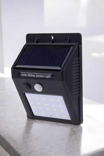 Solar Güneş Enerji Panelli Sensörlü Lamba Enerji Tasarruflu - Resim 4