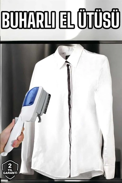 Buharlı El Ütüsü Taşınabilir Kompakt Su Hazneli - Resim 2