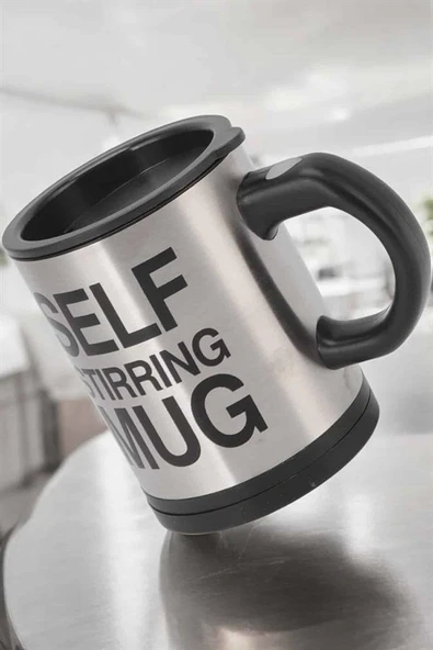 Mikser Kupa Yazılı Mug Bardak Karıştırma Özelliği - Resim 4