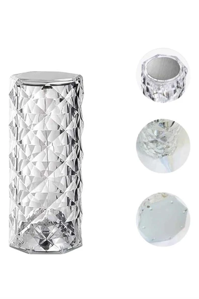 Sevgililer Gününe Özel Romantik Kristal Gece Lambası Sevgiliye Hediye - Resim 4