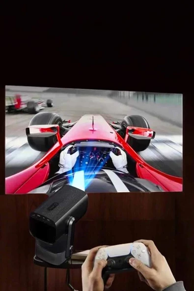 Taşınabilir Sinema Oyun Projektörü Akıllı Projeksiyon Android 11 ürün görseli 1