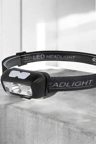 Kafa Lambası Kamp Lambası Sensörlü Şarjlı Ayarlanabilir ürün görseli 1