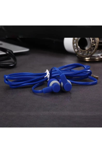 KR-204 Kablolu Kulaklık - Lacivert-(5796) - Resim 2