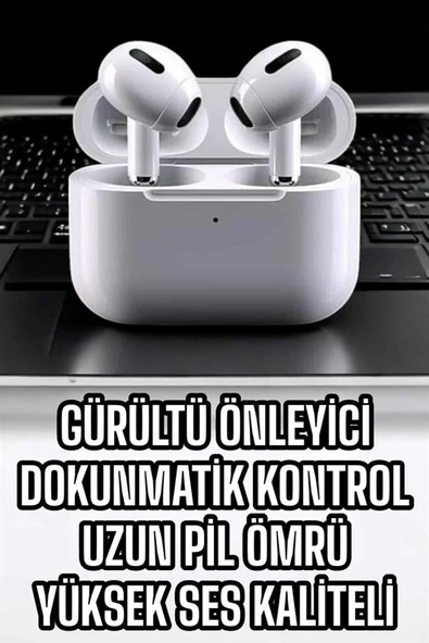 3.Nesil TWS Bluetooth Kulaklık Mikrofonlu ANC Özelliği Dokunmatik Kontrol ürün görseli 1