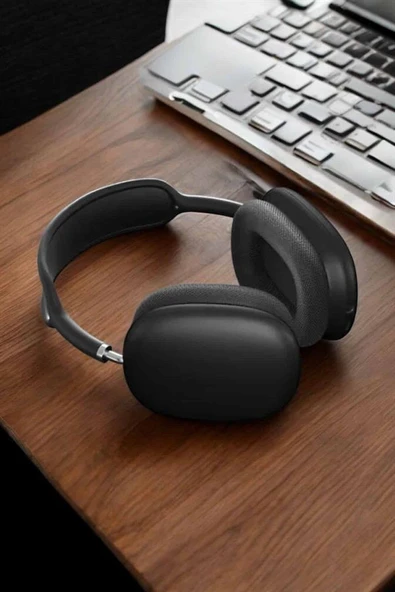 P9 Plus Kulaklık Siyah Bluetooth Bağlantılı Kulak Üstü Kablosuz ANC Özelliği - Resim 5