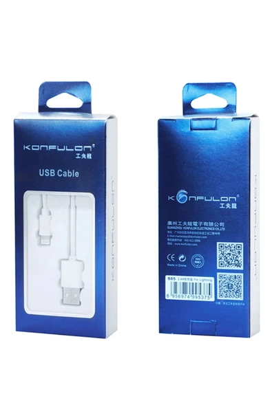 S05 Lightning Kablo iphone Uyumlu 1M 2.1A-(5796) - Resim 3