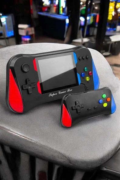 Gamepad Joystick 500 Oyunlu Retro Oyun Konsolu Tv Bağlantı Özellikli 2 Kişilik Destekli - Resim 5