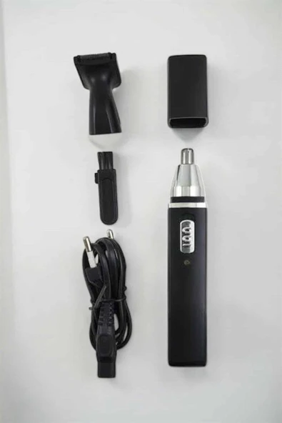 Tıraş Makinesi Kulak Burun ve Yüz Temizleyici Şarjlı Mini - Resim 3