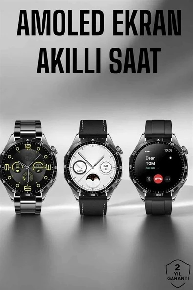 Akıllı Saat Metal Kordonlu GPS ve NFC Uyumlu Arama Cevaplayan - Resim 2