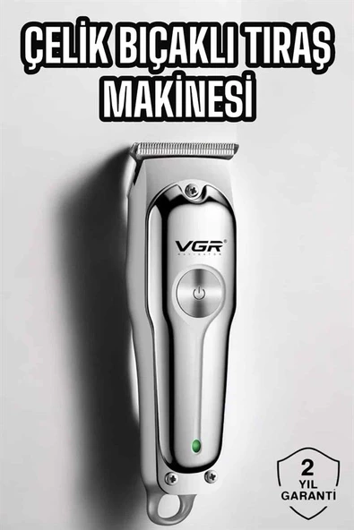 Tıraş Makinesi Profesyonel Tasarım Paslanmaz Çelik Bıçaklı - Resim 2