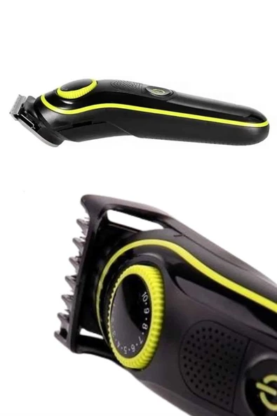 Saç Sakal Vücut Tıraş Makinesi 5in1 Kablosuz Burun Kulak Tıraş Makinesi - Resim 4