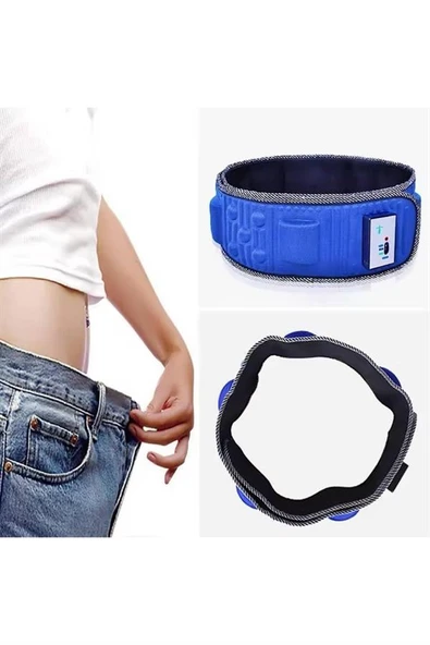 5 Motorlu Titreşimli Masaj Aleti Göbek Kemeri Selülit Cihazı Eritme Zayıflama - Resim 3