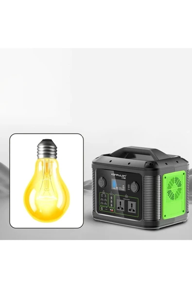 CN06 Powerbank 1200W 315.000 mAh Kamp Şarj 60W PD - Siyah-(5796) - Resim 3