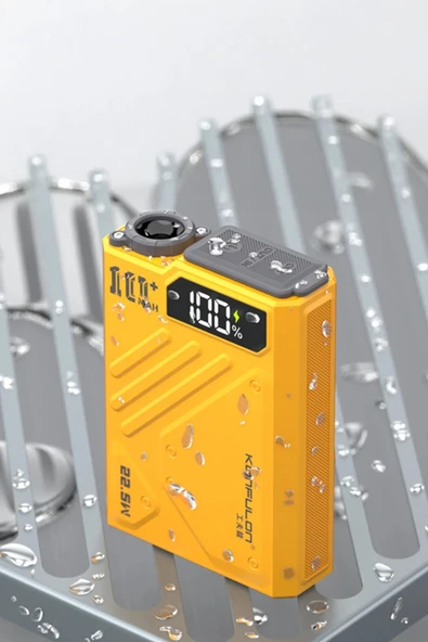 J38 10.000 mAh 20W PD Led Işıklı Magsafe Powerbank - Turuncu-(5796) - Resim 2