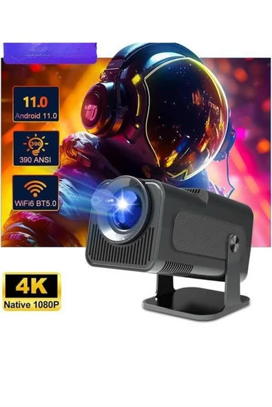 Çift Kollu Projeksiyon Taşınabilir Game Projektör Full Hd 1080P 4k Projeksiyon Gamepad - Resim 4