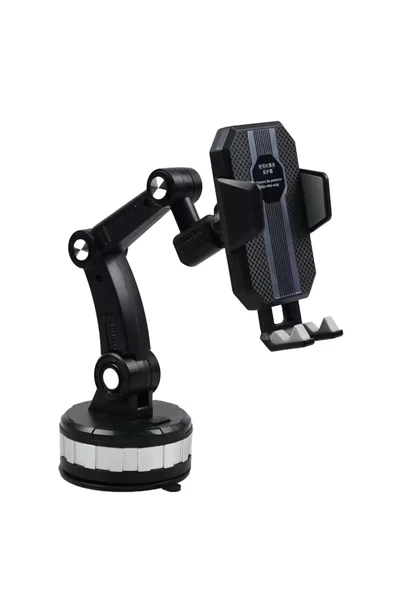 Vlike V13 Vantuzlu 360 Derece Ayarlanabilir Araç Tutucu - Siyah-(5796) - Resim 2