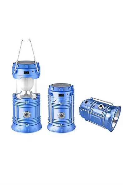 Kamp Lambası El Feneri Askılı Büyük Boy USB Şarjlı Işıldak - Resim 3