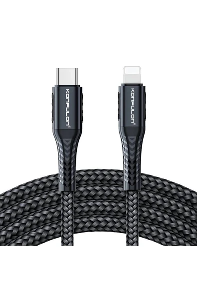 DC35 Type-C to Lightning Kablo 1MT - Siyah-(5796) ürün görseli 1
