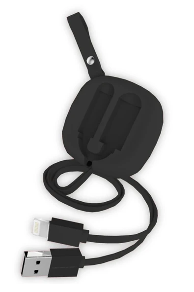 S80 Lightning Kablo iphone Uyumlu 20cm-1M 2A - Siyah-(5796) ürün görseli 1