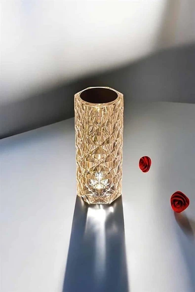 Kristal Dokunmatik Ve Kumandalı Masa Ve Gece lambası - Resim 3