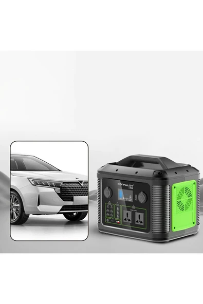 CN06 Powerbank 1200W 315.000 mAh Kamp Şarj 60W PD - Siyah-(5796) - Resim 4