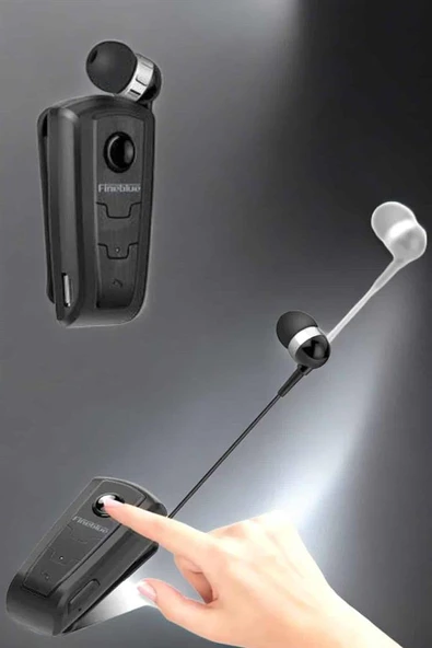 Makaralı Bluetooth Kulaklık Çağrı Cevaplama Kablolu Uzun Pil Ömrü - Resim 4