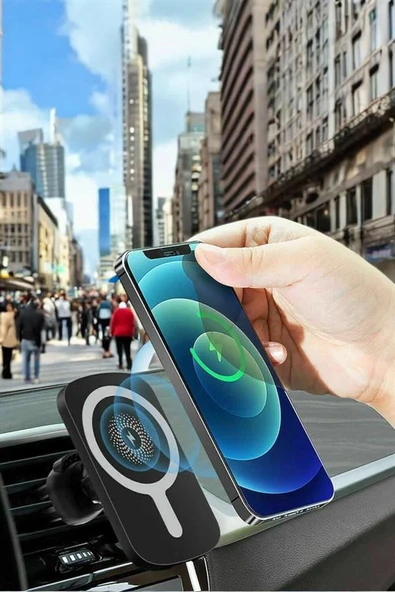 İOS Uyumlu Manyetik Tasarım Magsafe İphone 12/13/14/15 Uyumlu Powerbank - Resim 3