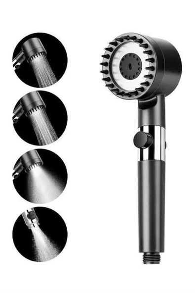 Masaj Etkili Duş Başlığı Yeni Nesil Çok Fonksiyonlu Ayarlanabilir Filtreli - Resim 3