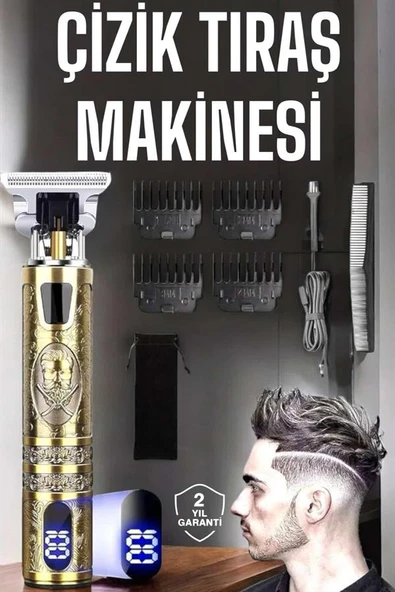 Çizik Tıraş Makinesi Şarjlı Paslanmaz Çelik Bıçaklı Uzun Ömürlü - Resim 2