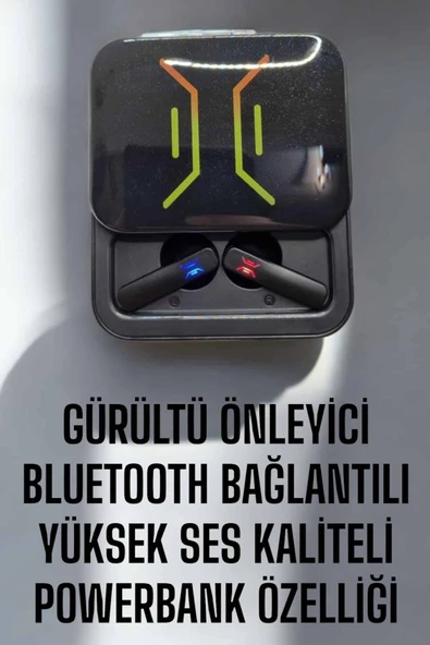 Kablosuz Bluetooth Kulaklık Powerbankli Uzun Pil Ömrü Yüksek Ses Kaliteli - Resim 3