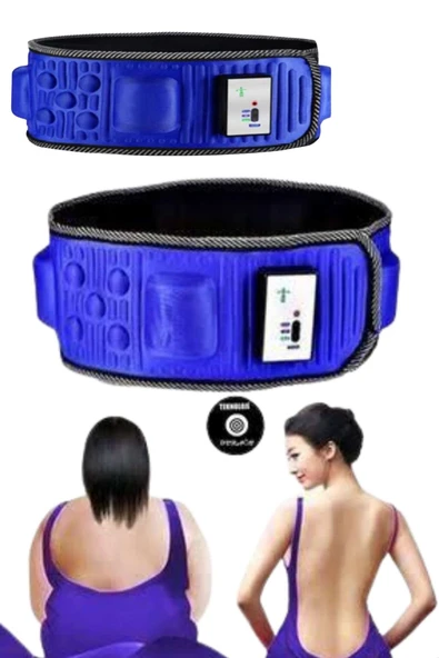 Titreşimli Kas Gevşetici Masaj Kemeri Zayıflama Aleti Bel Bölge Sırt Masaj Aleti - Resim 5