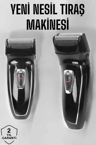 Şarjlı Paslanmaz Çelik Bıçaklı ve Kablosuz Saç Sakal Tıraş Makinesi ürün görseli 1