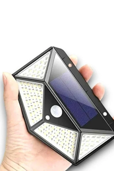 Güneş Enerjili Bahçe Lambası 100 Led Bahçe Lambası Bahçe Aydınlatma - Resim 2