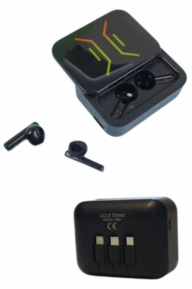 Powerbank Bluetooth Kulaklık Oyuncu Kulaklığı Yüksek Ses Kaliteli - Resim 5