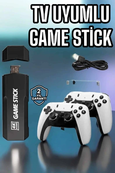 Game Stick Retro 8K ULTRA HD Video Oyun Konsolu Android Tv Özelliği ürün görseli 1
