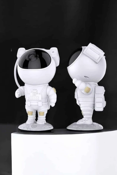 Astronot Görünümlü Projeksiyon Speaker Taşınabilir - Resim 4