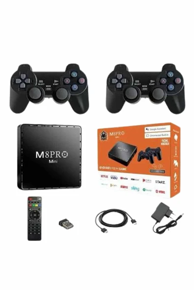 10K Ultra Hd Video Oyun Konsolu Android Tv Box 2.4g Game Stick - Resim 2