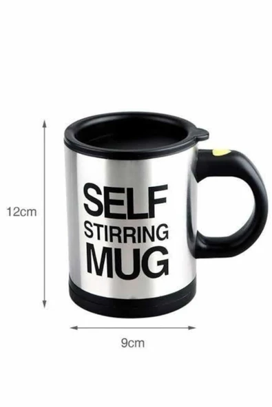 Karıştırıcı Özellikli Mikser Kupa Bardak Termos Bardak - Resim 3