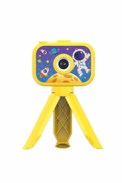 Ayaklı Çocuk Kamerası Tripodlu Mini 1080p Hd Çocuk Kamera - Resim 4