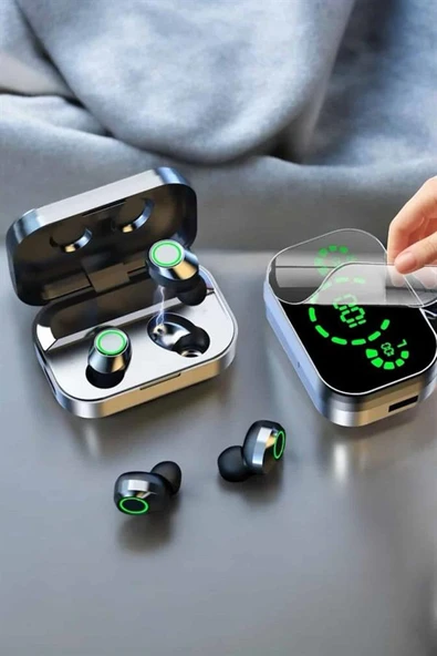 Bluetooth Kulaklık Çift Telefon Desteği ve Suya Dayanıklı Powerbankli - Resim 3