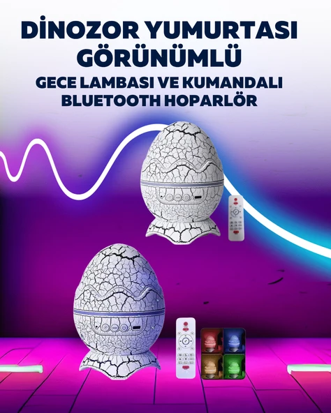 Dinazor Yumurta Gece Lambası ürün görseli 1