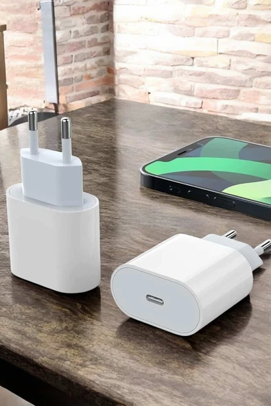 Şarj Aleti İOS 15/15 Pro Max Uyumlu Şarj Adaptörü ve Kablosu - Resim 2