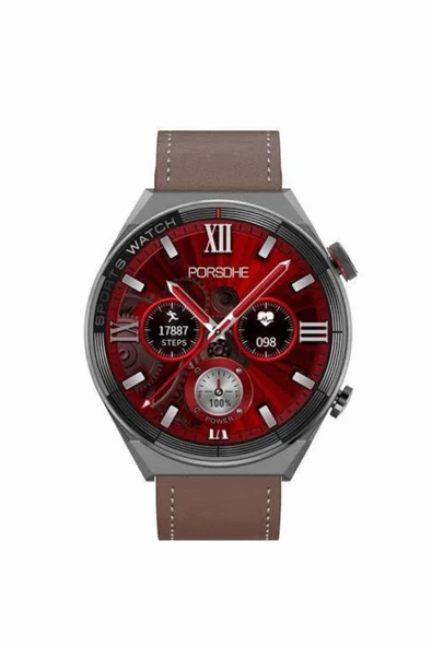 Akıllı Saat Çelik Kordon Çağrı Cevaplama Amoled Ekran Titreşimli Uyku ve Sağlık Takibi - Resim 3