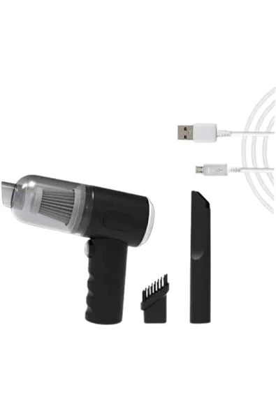 Oto Araç Ev Taşınabilir El Tipi Süpürge Mini Araç Süpürgesi Vakumlu - Resim 2